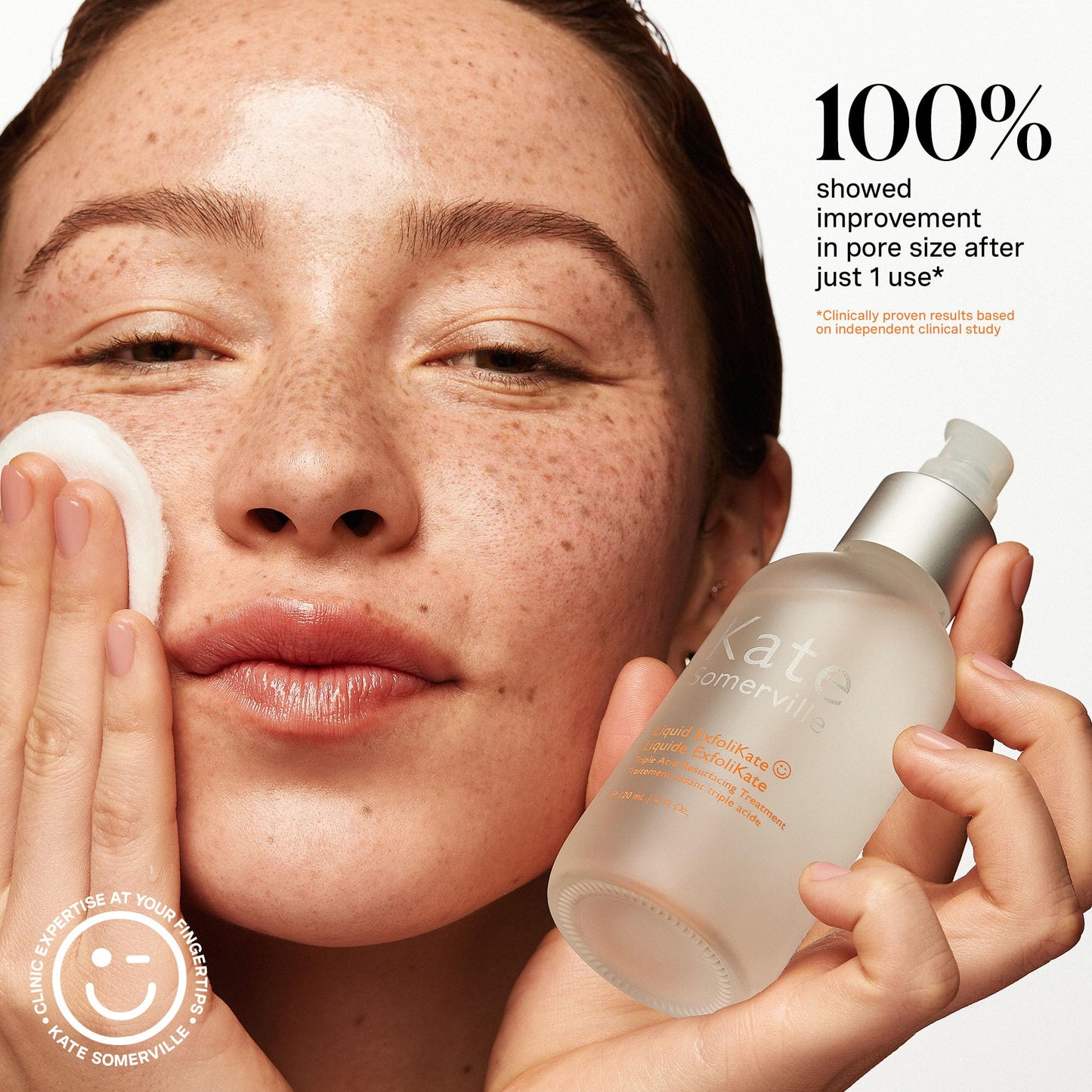 Kate Somerville Liquid ExfoliKate – Triple Acid Resurfacing Treatment, Clinically Formulated AHA Overnight Facial Exfoliator, - dailyvitalstore