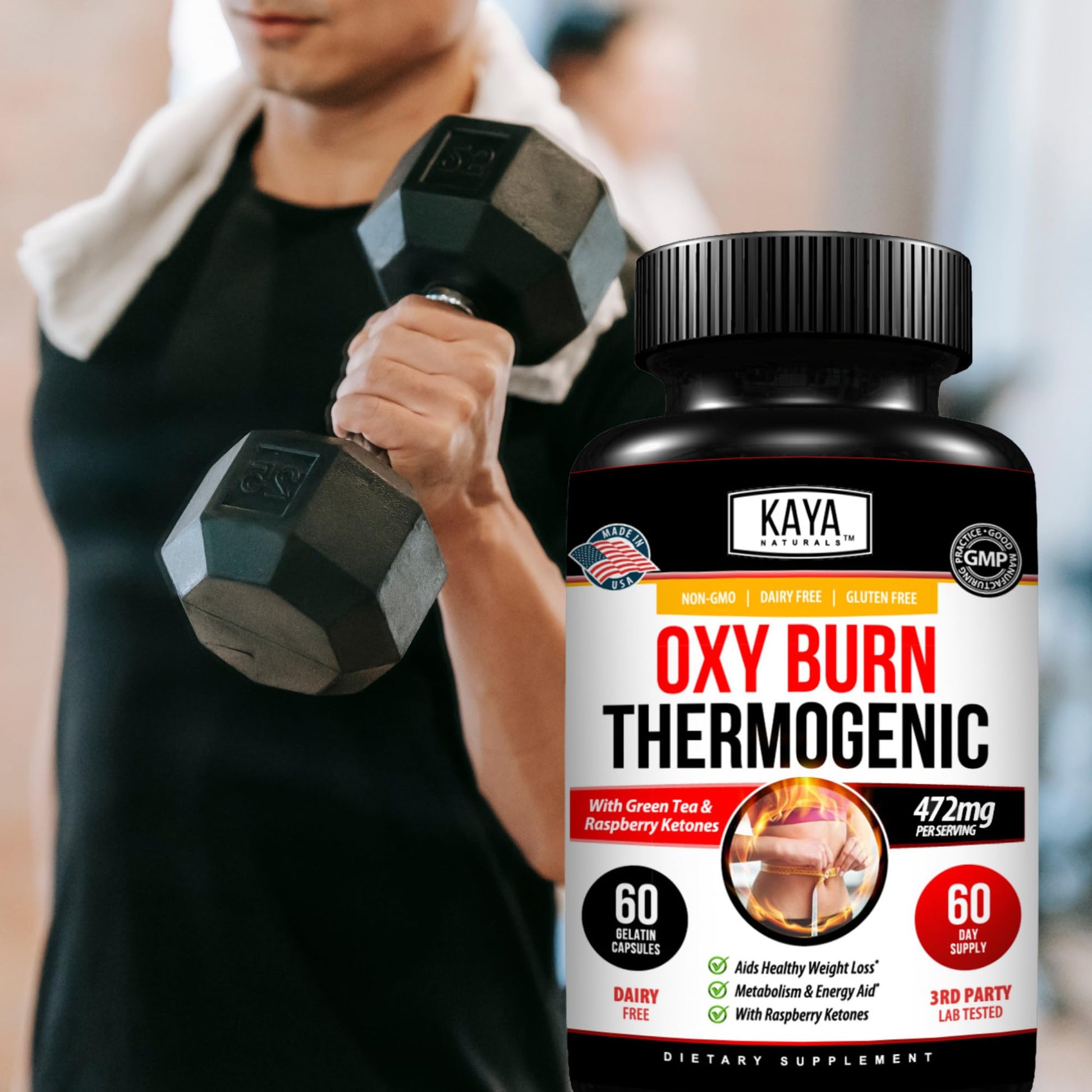 Kaya Naturals Supreme Fat Burner - Weight Loss Pills Women & Men - Appetite Suppressant Supplement - Powerful Thermogenic Diet Pills - dailyvitalstore