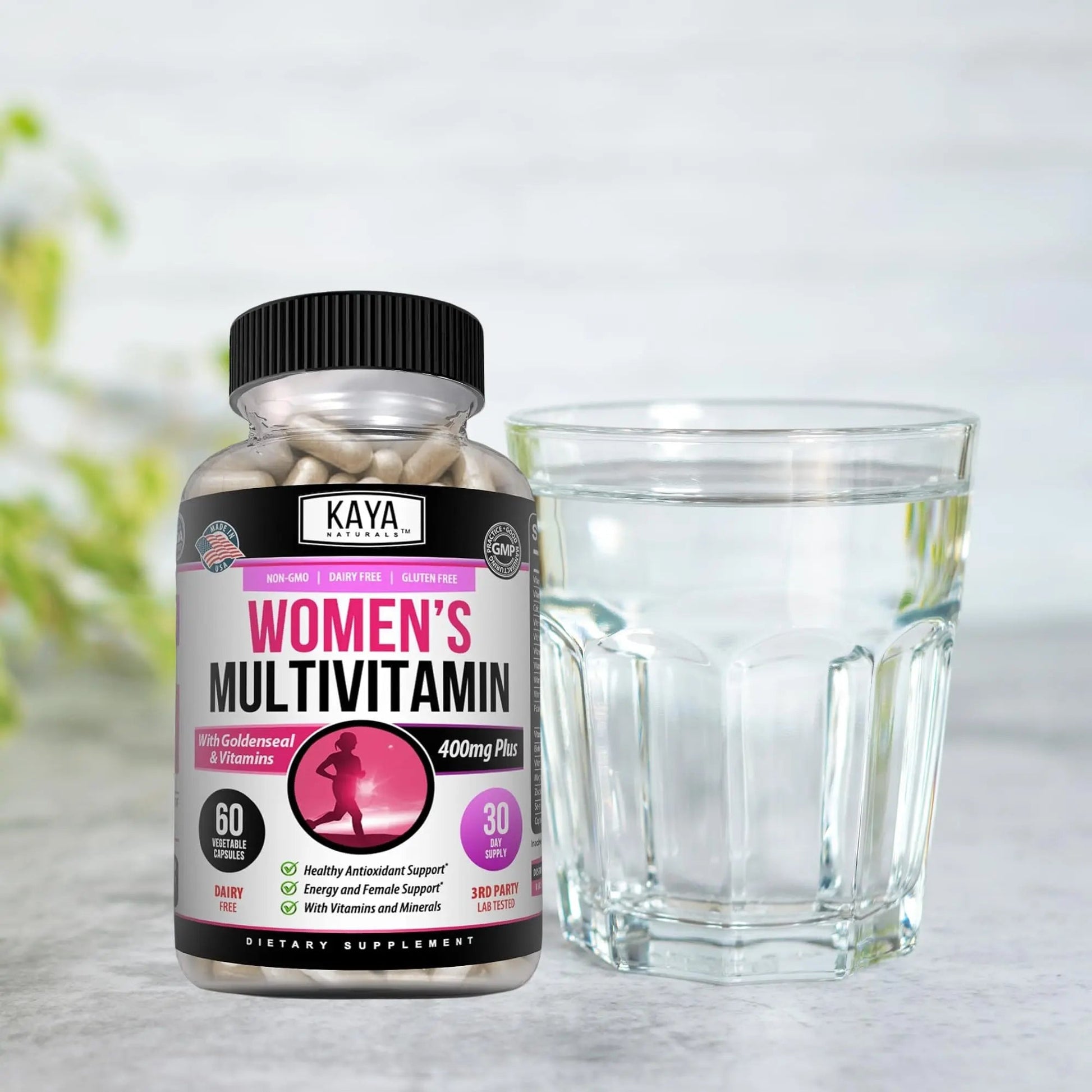Kaya Naturals Women's Multivitamin, Overall Healthy Antioxidant, and Immune Support, Vitamins A, D, C, E, Biotin - dailyvitalstore