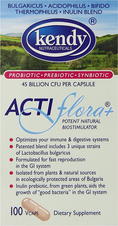 Kendy USA, Actiflora+, Potent Natural Biostimulator, 100 Veggie Caps - dailyvitalstore