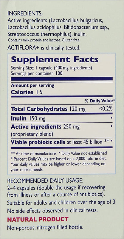 Kendy USA, Actiflora+, Potent Natural Biostimulator, 100 Veggie Caps - dailyvitalstore