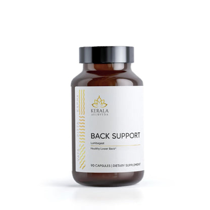 Kerala Ayurveda Back Support Herbal Capsules - Eases Occasional Discomfort of Lower Back & Supports Normal Movement of Spine, 90 Count - dailyvitalstore