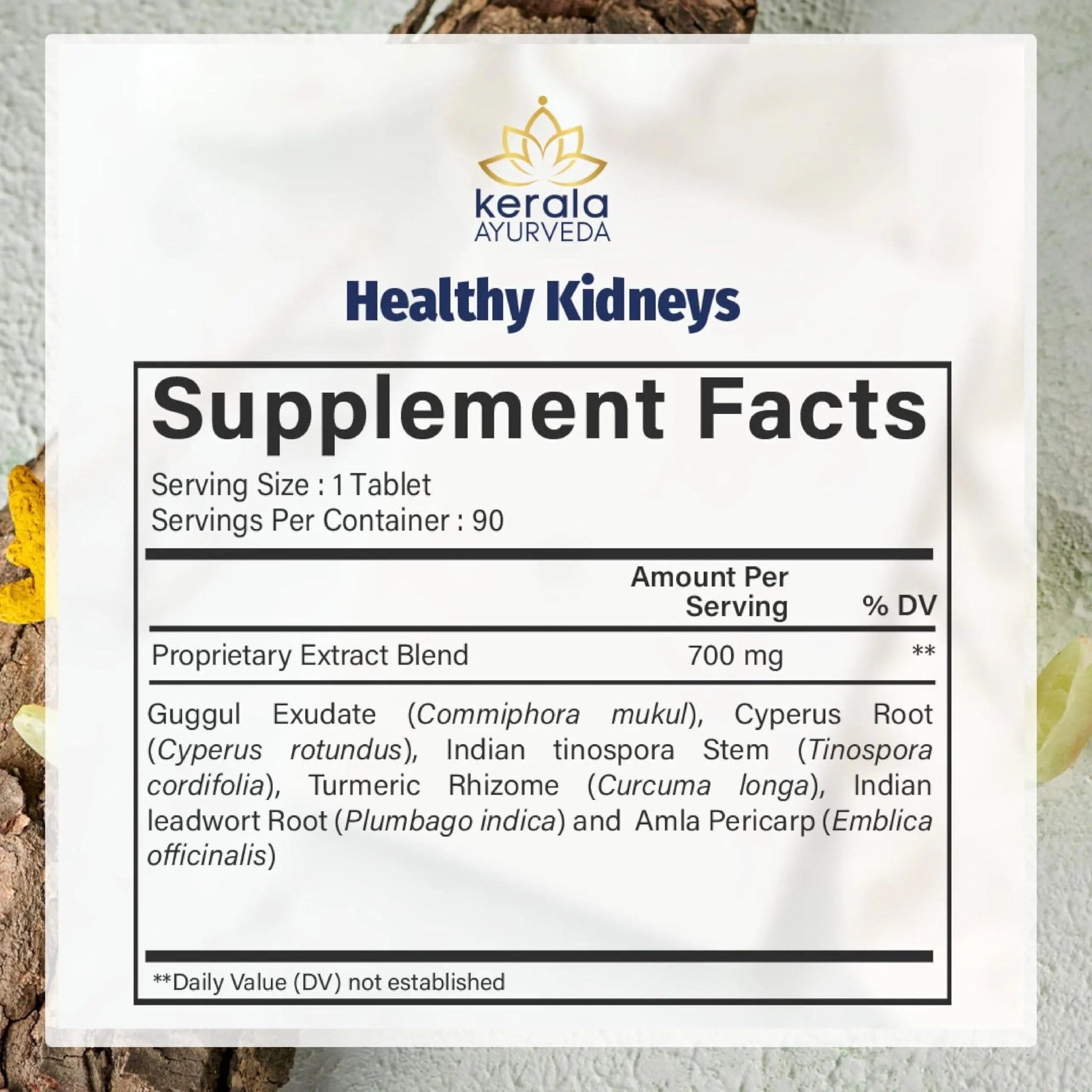Kerala Ayurveda Healthy Kidney Herbal Tablets | Support Normal Kidney Function and Health | Kidney and Bladder Support | Urinary System Support - 90 Count - dailyvitalstore