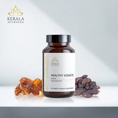 Kerala Ayurveda Healthy Kidney Herbal Tablets | Support Normal Kidney Function and Health | Kidney and Bladder Support | Urinary System Support - 90 Count - dailyvitalstore