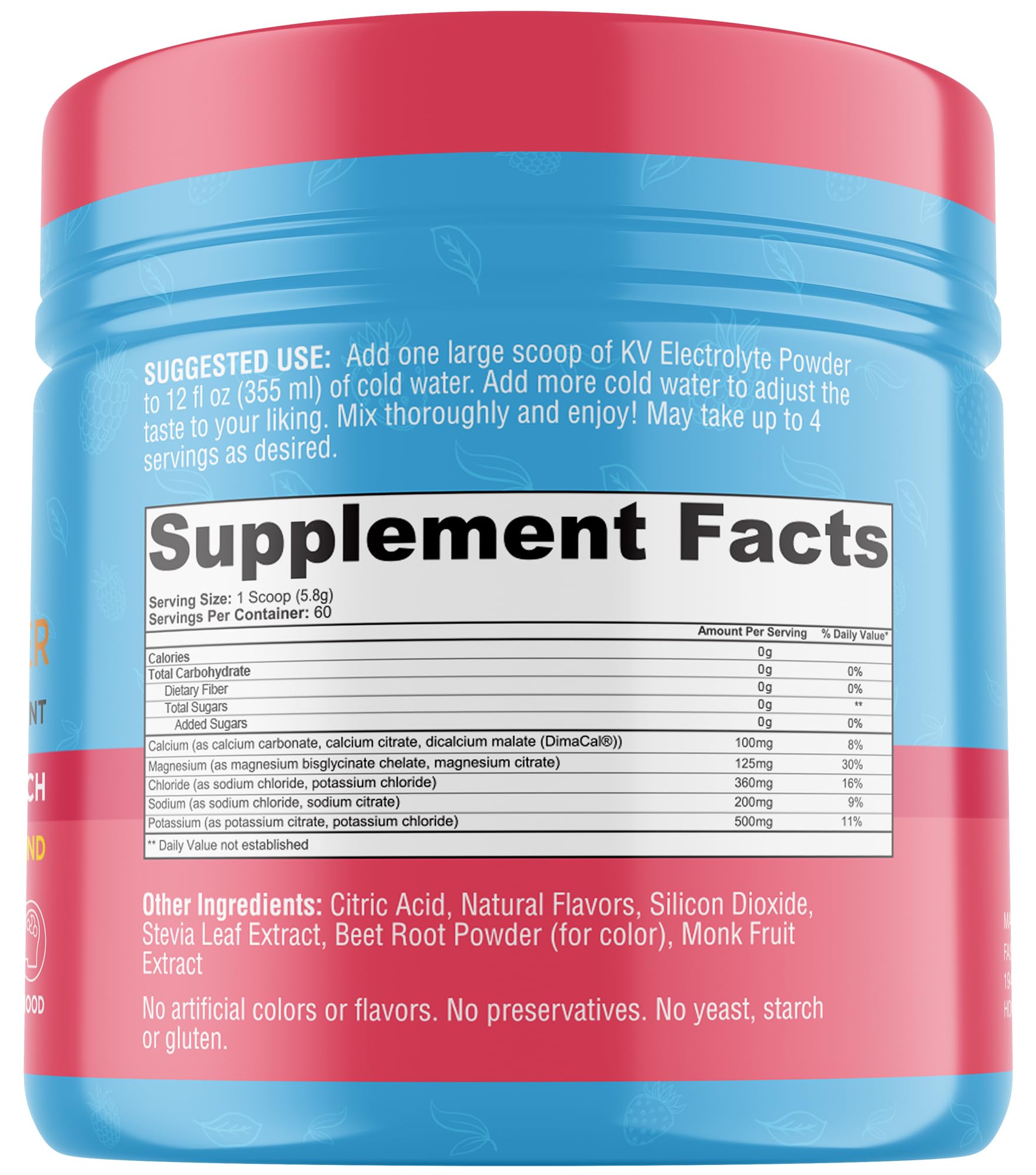 Keto Vitals Keto Electrolytes Powder | Keto-Friendly Electrolytes with Potassium, Magnesium, Sodium, Calcium | Electrolytes Sugar Free | Supplement Energy Drink Mix - dailyvitalstore
