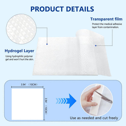 KIbabyDI Professional Lidocaine Pain Relief Patches - 20 Count | 4% Medicated Gel Patches for Targeted Joint & Muscle Comfort | Long-Lasting 12-Hour Relief, Ultra-Flexible Design -lb234 - dailyvitalstore
