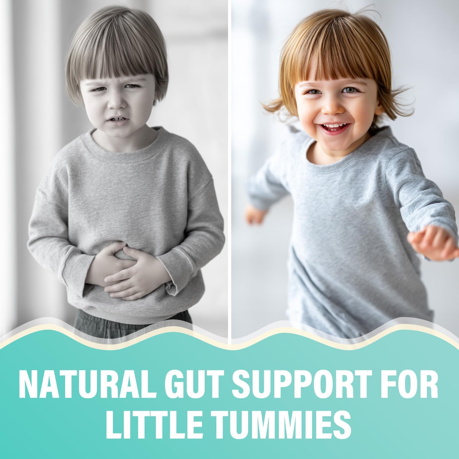 Kids Herbal Gut Cleanse Drops, Parasite Cleanse for Humans Liquid with Wormwood, Black Walnut & Probiotics, Supports Digestive & Overall Gut Health for Children (2 oz) - dailyvitalstore