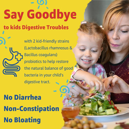 Kids Multivitamin Gummies with Iron, Sugar Free, Kids Daily Vitamins + Probiotics, Algae Omega 3 (EPA/DHA), A, C, D, Methyl B12, Folate, B6, Zinc, Biotin - dailyvitalstore