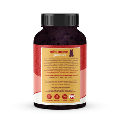Kids Naturals Spike Support Gummies – Year-Round Wellness with Vitamin C, D & Zinc | 60ct (1 Month Supply) - dailyvitalstore