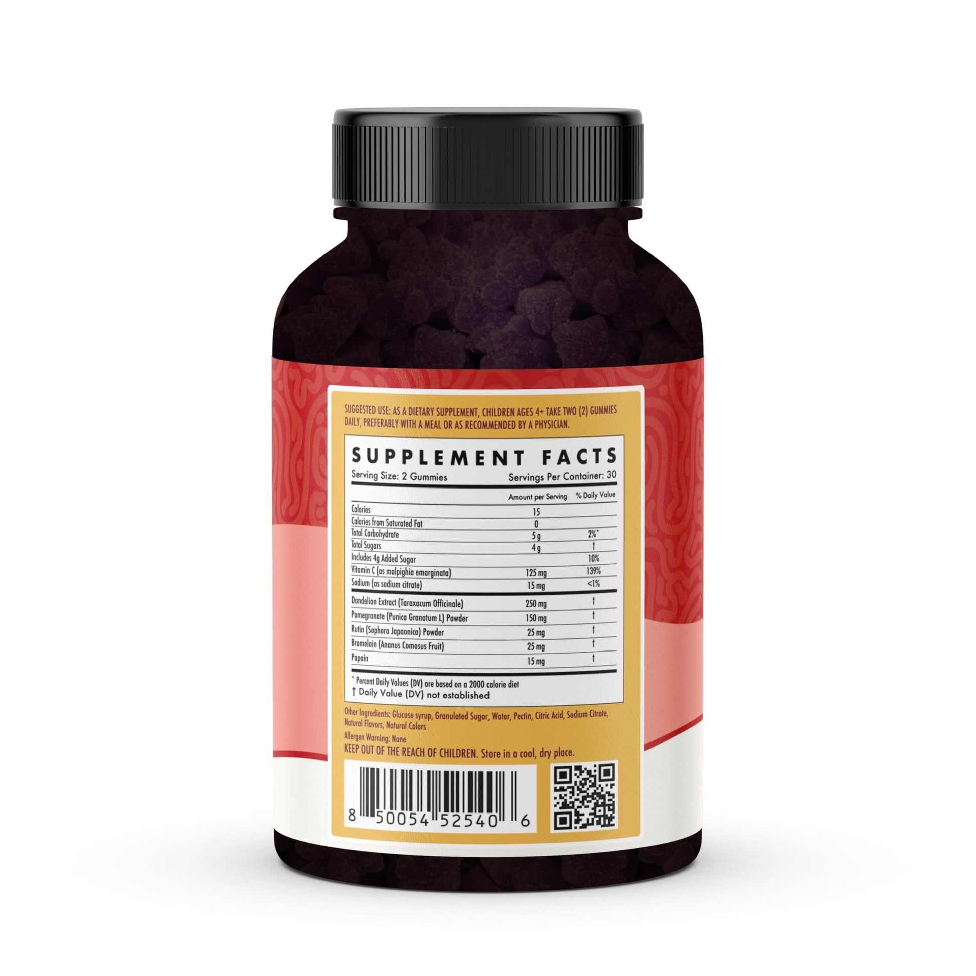 Kids Naturals Spike Support Gummies – Year-Round Wellness with Vitamin C, D & Zinc | 60ct (1 Month Supply) - dailyvitalstore