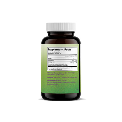 Kimchi Life – Daily Capsules of Premium Fermented Kimchi - Vegan & Natural Nutritional Supplement - Probiotics for Gut Health & Immune Support - dailyvitalstore