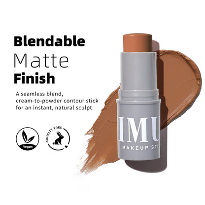 KIMUSE Cream Contour Stick Duo, Cream Blush Stick, Bronzer Shaping Stick, Creamy, Highly Pigmented, Long Lasting, Vegan Face Make Up Sticks - dailyvitalstore