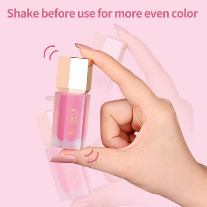 KIMUSE Liquid Blush, Long-Wearing Pigmented Soft Cream Face Blush, Waterproof, Smudge Proof, Dewy Finish - dailyvitalstore