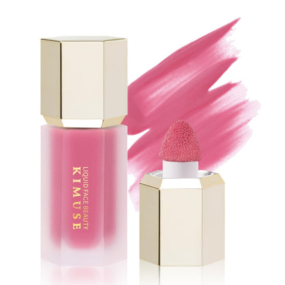 KIMUSE Liquid Blush, Long-Wearing Pigmented Soft Cream Face Blush, Waterproof, Smudge Proof, Dewy Finish - dailyvitalstore