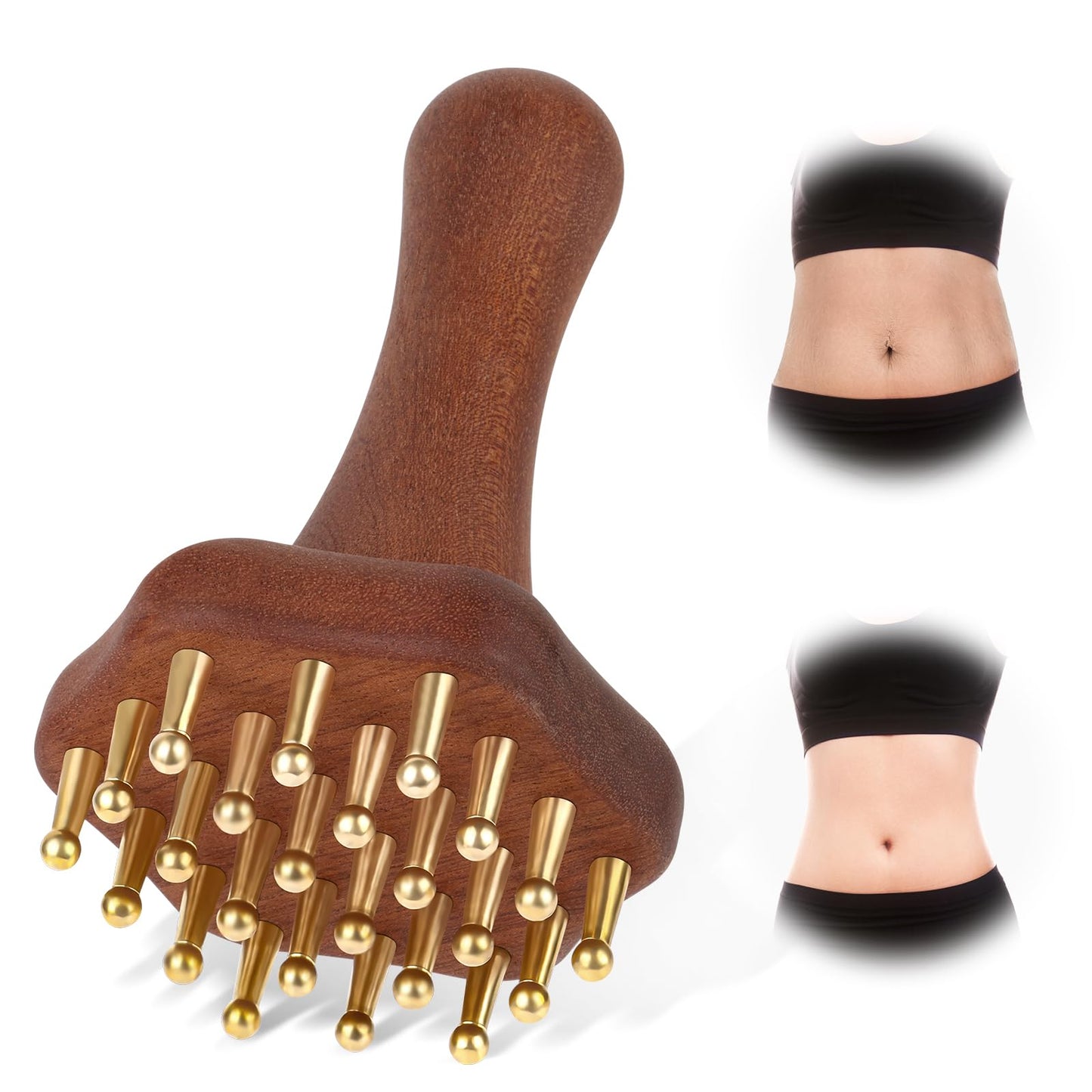 KintKita Wood Therapy Massage Tools,Lymphatic Drainage Massager Helps Reduce Cellulite for Belly Arms & Legs, Anti Cellulite Massager Body Sculpting Tools for Body Contouring & Muscle Relief - dailyvitalstore