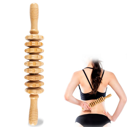 KintKita Wood Therapy Massage Tools,Wooden Massager Stick Roller Lymphatic Drainage Tool,Maderoterapia Kit Self Massage Roller Tool for Cellulite Reduction,Muscle Tension and Body Shaping,Contouring - dailyvitalstore