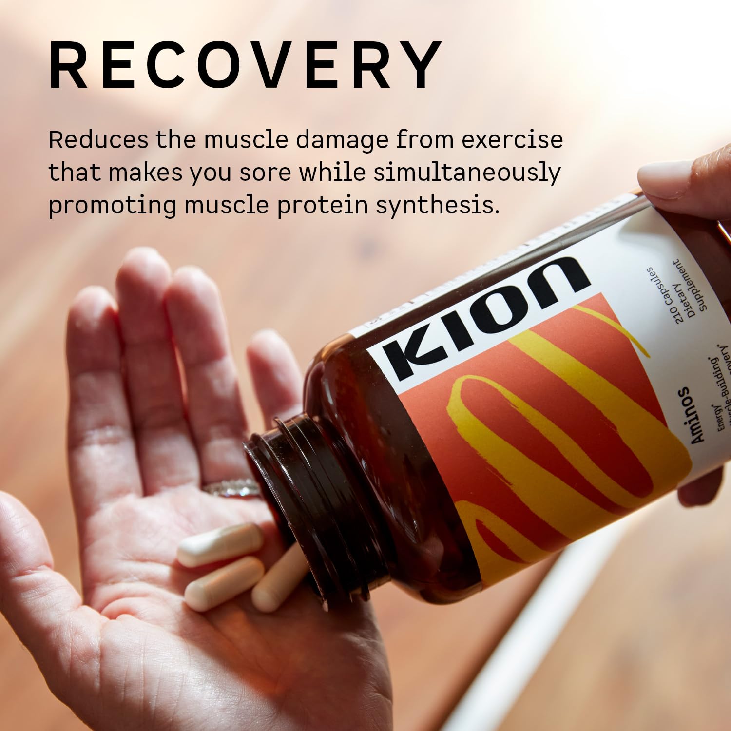 Kion Aminos Essential Amino Acids Capsules | The Building Blocks for Muscle Recovery, Reduced Cravings, Better Cognition, Immunity, and More | 30 Servings - dailyvitalstore
