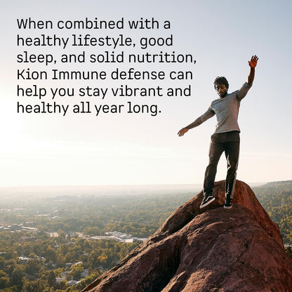 Kion Immune - Immune Support Supplement - Vitamin C Supplement - Vitamin C and Zinc for Everyday Wellness - 500 mg Vitamin C (Ascorbic Acid) and 10 mg Zinc - 120 Servings - dailyvitalstore