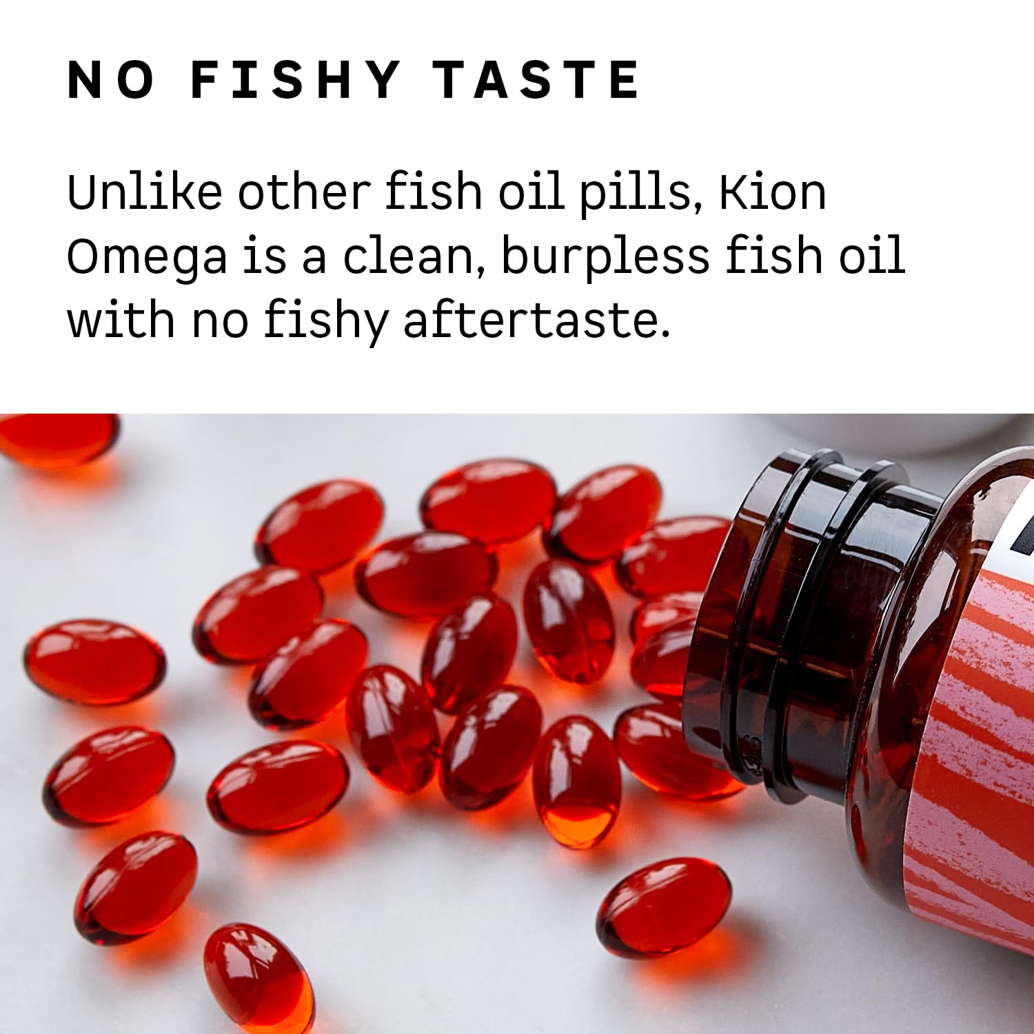 Kion Omega - Omega 3 Fatty Acid Supplements - DHA Supplements - Mini Fish Oil Softgels - Omega 3 DHA EPA Fish Oil Pills - Fish Oil 1,000 mg - 30 Servings - dailyvitalstore