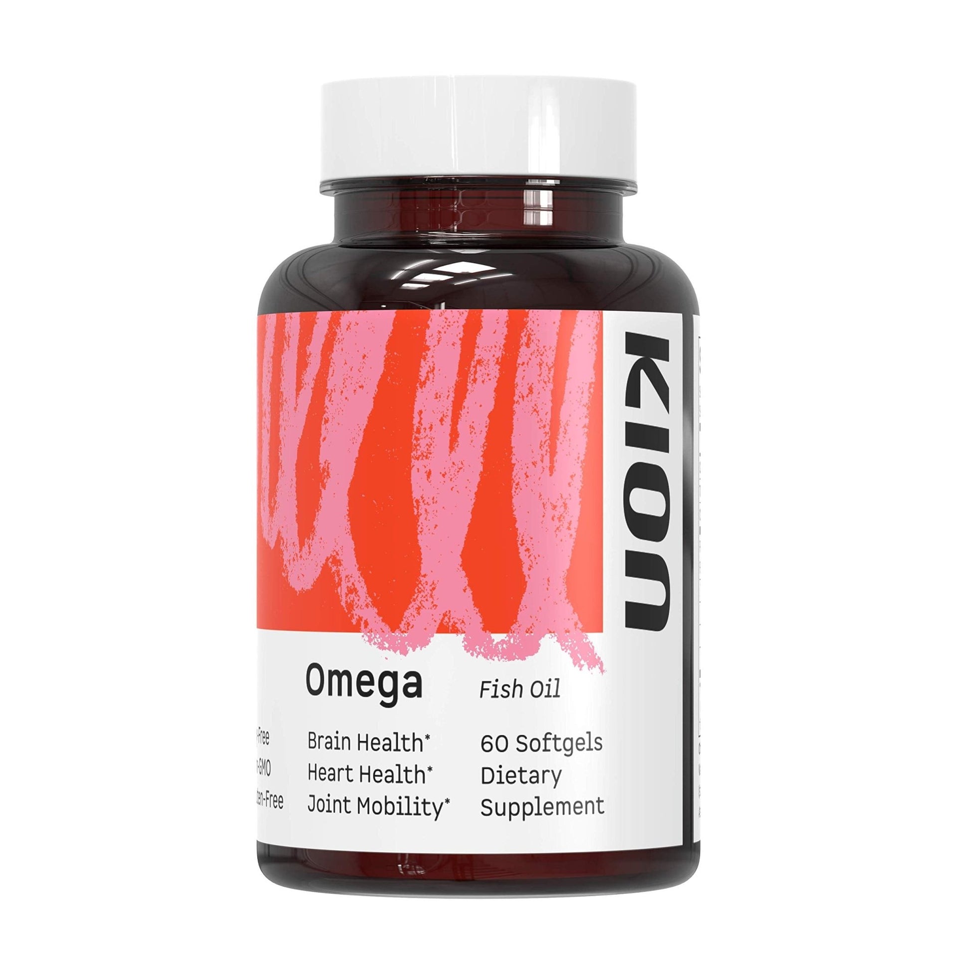 Kion Omega - Omega 3 Fatty Acid Supplements - DHA Supplements - Mini Fish Oil Softgels - Omega 3 DHA EPA Fish Oil Pills - Fish Oil 1,000 mg - 30 Servings - dailyvitalstore