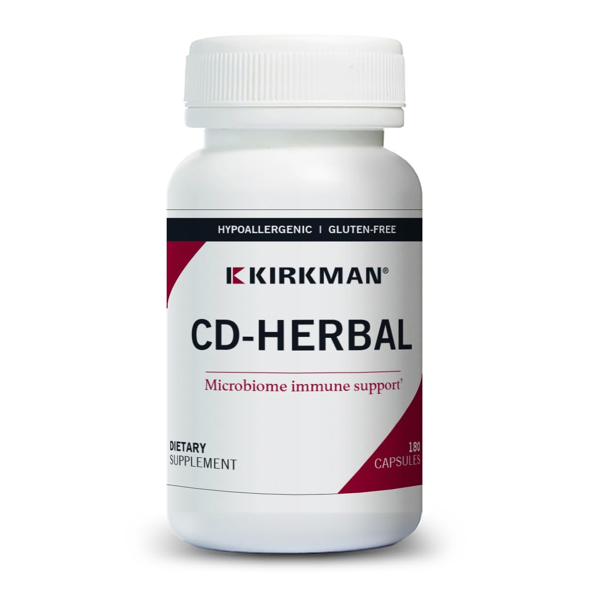 Kirkman CD-Herbal - Hypoallergenic -180 Vegetarian Capsules - dailyvitalstore
