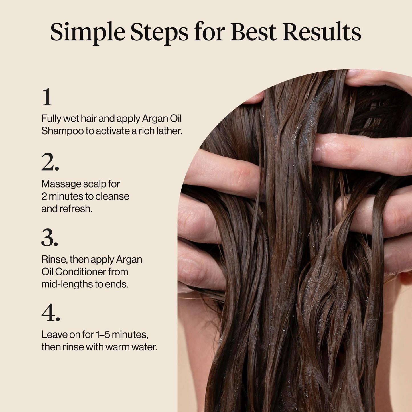 Kitsch Repairing Argan Oil Liquid Conditioner for Women & Men – Argan Oil for Hair, For Shine, Smoothness & Damage Recovery, Hair Repair – Clean, Color-Safe Hair Care - 12.3 oz - dailyvitalstore