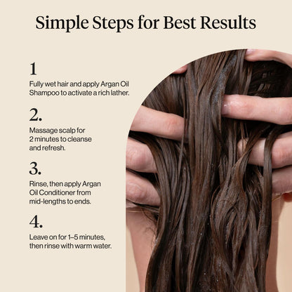Kitsch Repairing Argan Oil Liquid Conditioner for Women & Men – Argan Oil for Hair, For Shine, Smoothness & Damage Recovery, Hair Repair – Clean, Color-Safe Hair Care - 12.3 oz - dailyvitalstore