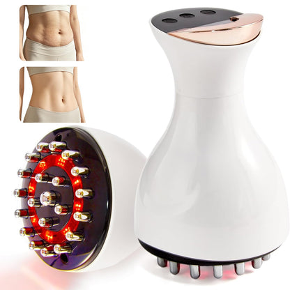 Kitusi Lymphatic Drainage Massager & Anti Cellulite Massage Tool, for Legs, Arms & Belly, Body,Helps Reduce Stretch Marks & Cellulite,with Microcurrent, Light Heat & Vibration - dailyvitalstore