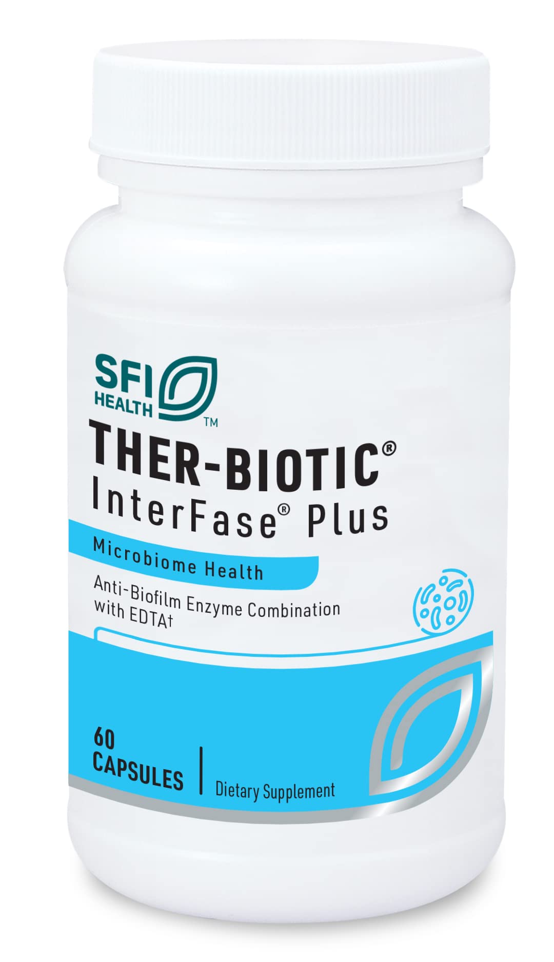 Klaire Labs SFI Health Interfase Plus - Enzyme Combination to Disrupt Biofilm Matrix + EDTA - Gastrointestinal System, Gut Flora - dailyvitalstore