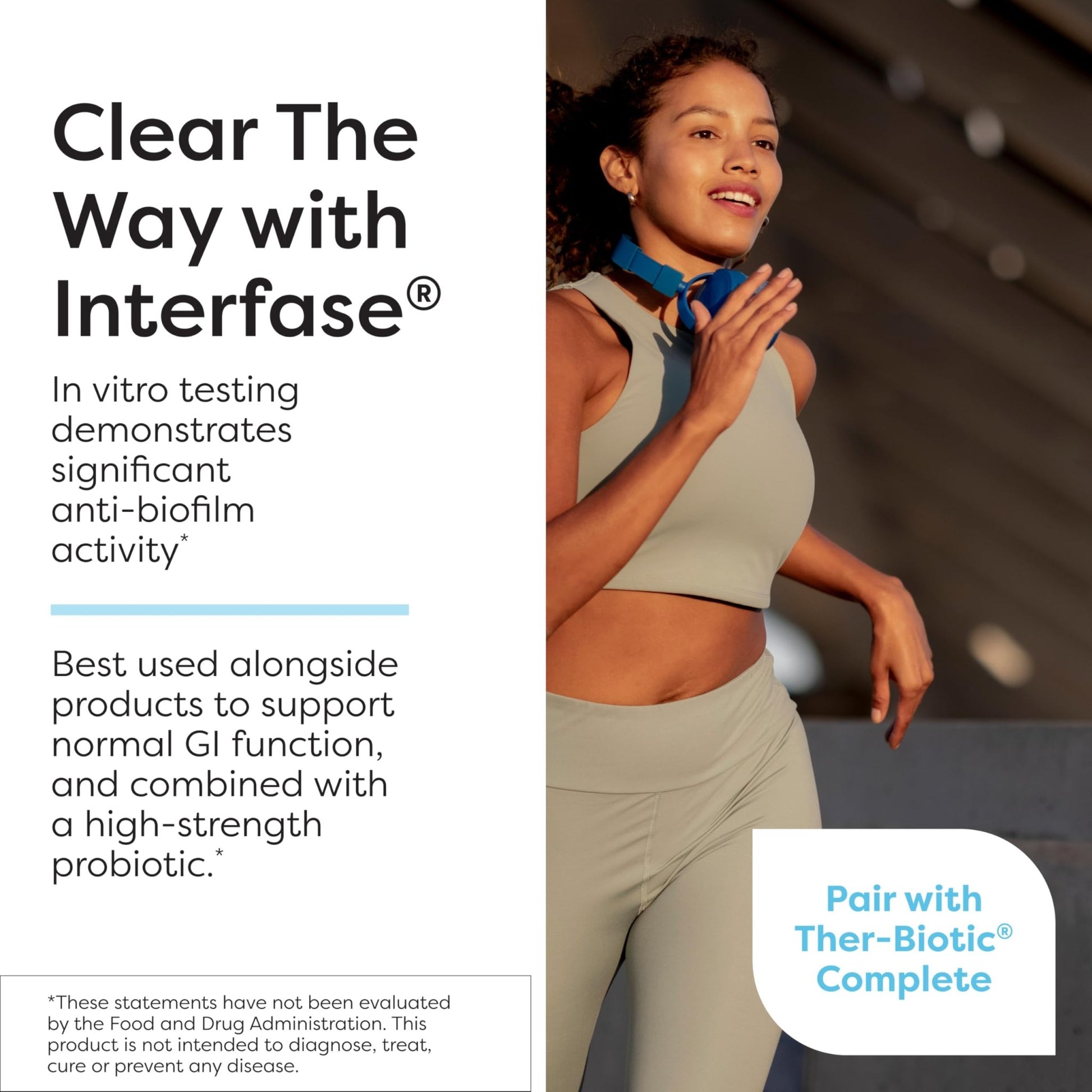 Klaire Labs SFI Health Interfase Plus - Enzyme Combination to Disrupt Biofilm Matrix + EDTA - Gastrointestinal System, Gut Flora - dailyvitalstore