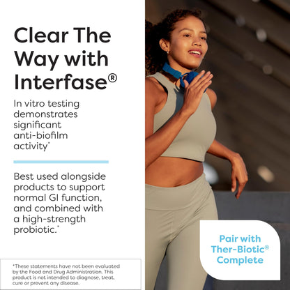 Klaire Labs SFI Health Interfase Plus - Enzyme Combination to Disrupt Biofilm Matrix + EDTA - Gastrointestinal System, Gut Flora - dailyvitalstore