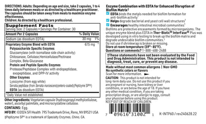 Klaire Labs SFI Health Interfase Plus - Enzyme Combination to Disrupt Biofilm Matrix + EDTA - Gastrointestinal System, Gut Flora - dailyvitalstore