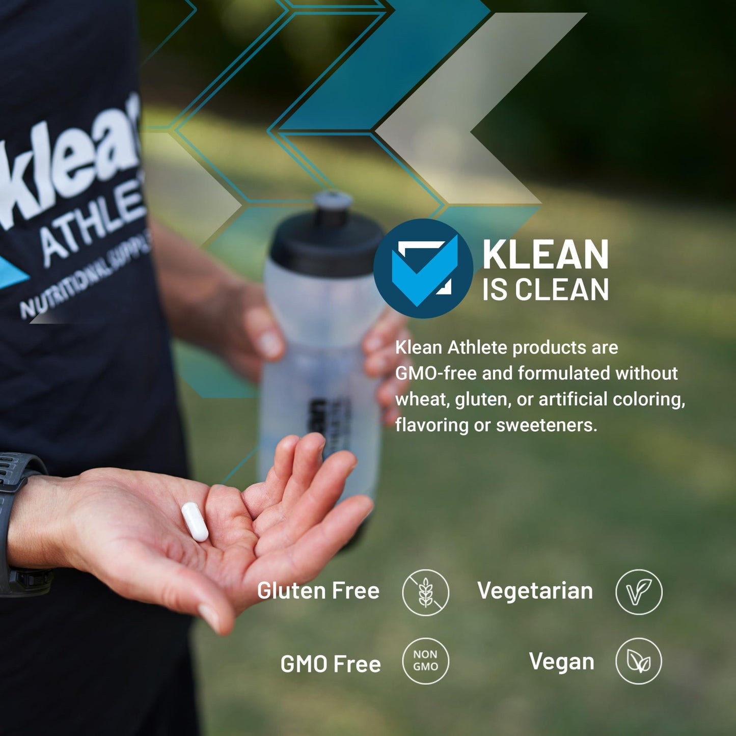 Klean Athlete Klean Ashwagandha - for Occasional Stress - Supports Adaptations to Training* - Adaptogen Blend - Vegan & Non GMO - 60 Capsules - dailyvitalstore