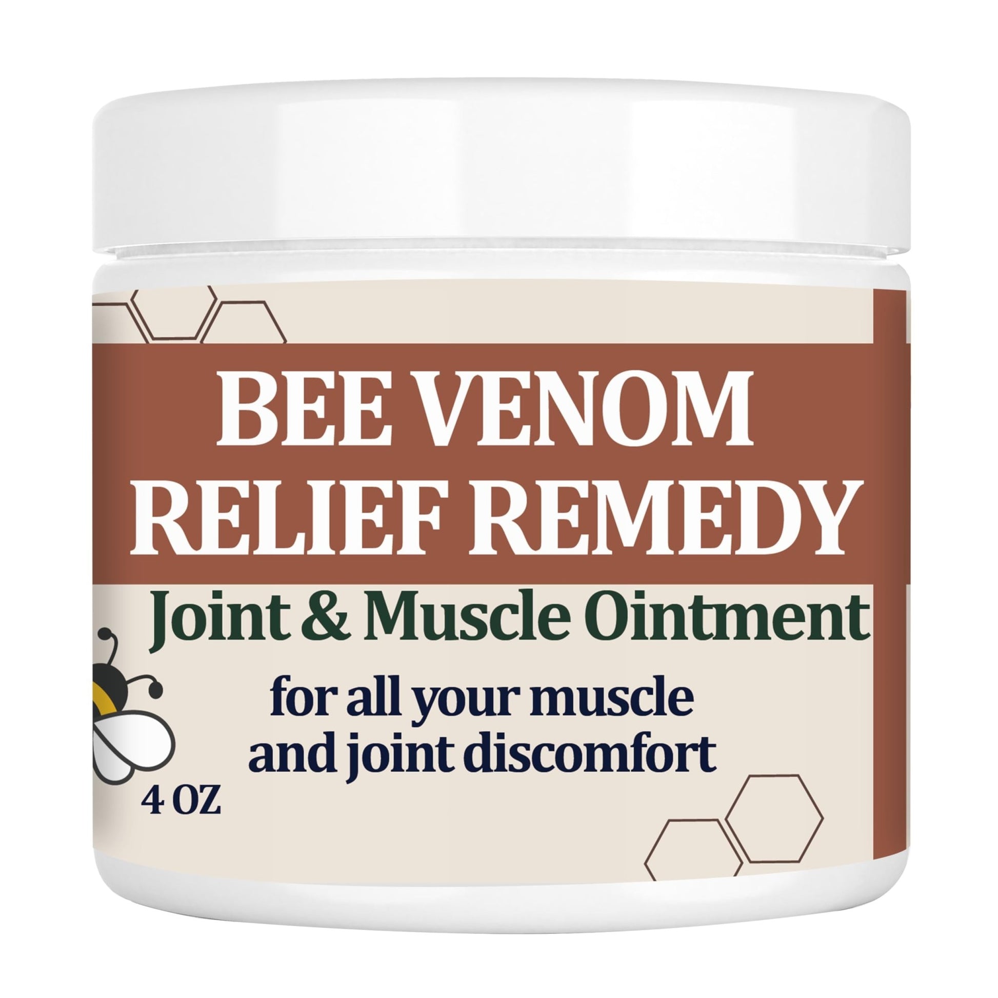 KOKOMAANE Bee Venom Muscle Cream, Maximum Strength Joint & Bone Soothing Ointment, for Shoulder, Back, Neck, Hands, Knuckle, Elbow, Feet, Leg, Knees, Ankle, Arthritis, Meniscus, for Adults, Elder - dailyvitalstore