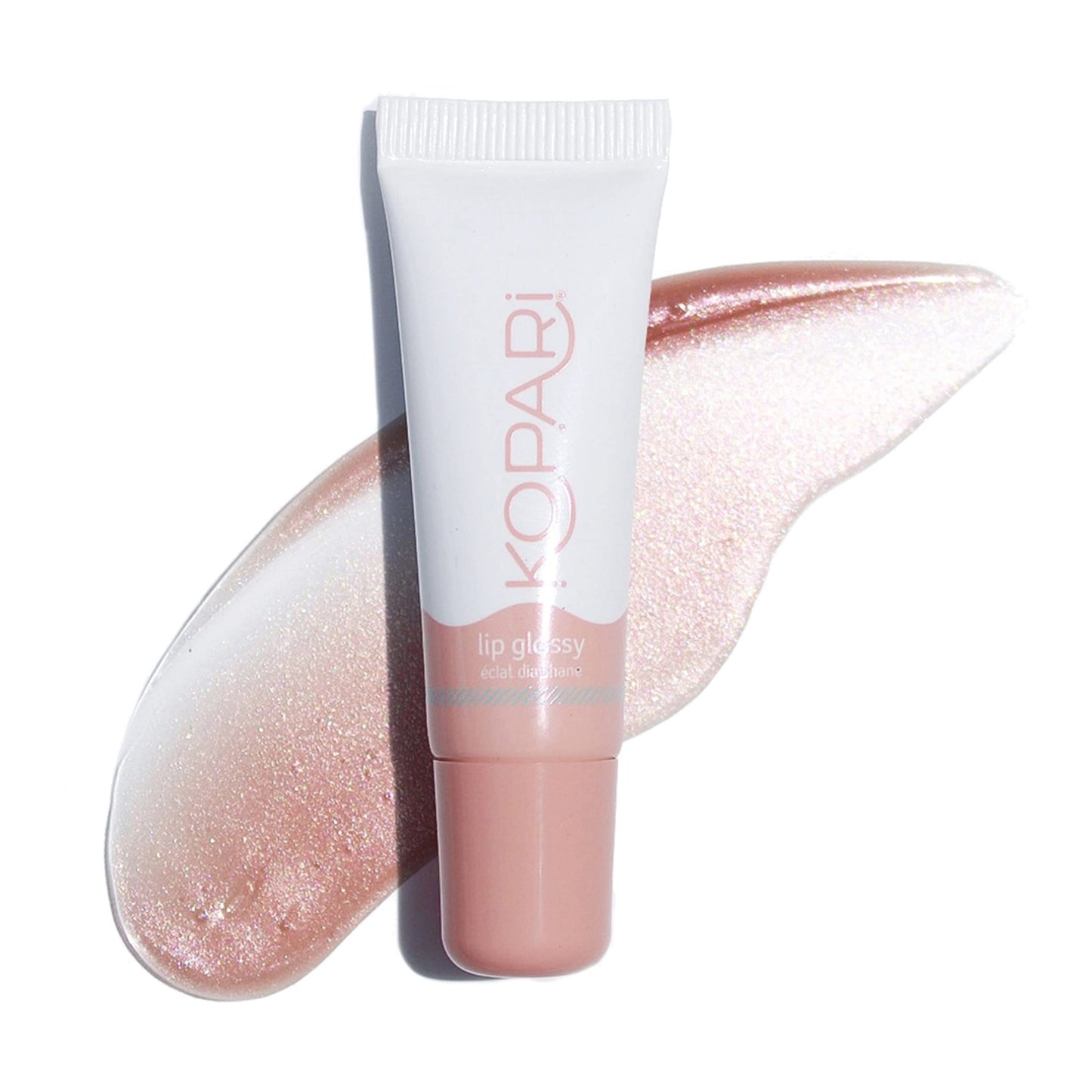 Kopari Coconut Lip Glossy | Nude Tint Birthday Suit | Vegan Hydrating Moisturizing Lip Oil Vitamin E Shea Butter Long Wear High Shine Non Sticky | Clean Plant Based Non Toxic Balm Paraben Free - dailyvitalstore
