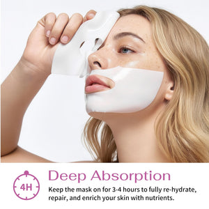 Koreana Skin K-Beauty PDRN DNA Complex Hydrogel Sheet Mask – Korean Regenerative Salmon DNA & Multi-Weight Hyaluronic Acid for Anti-Aging, Firming, Brightening, Deep Hydration – Box of 4 - dailyvitalstore