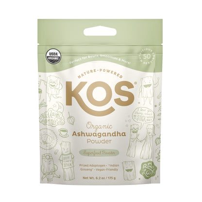 KOS Organic Ashwagandha Powder - dailyvitalstore