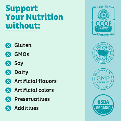 KOS Organic Spirulina Powder - USDA Certified Organic, 109 Servings of Superfood Powder for Smoothies & Juices, Non-Irradiated Blue Green Algae, Plant Based with Antioxidants, Vegan (13.5oz) - dailyvitalstore