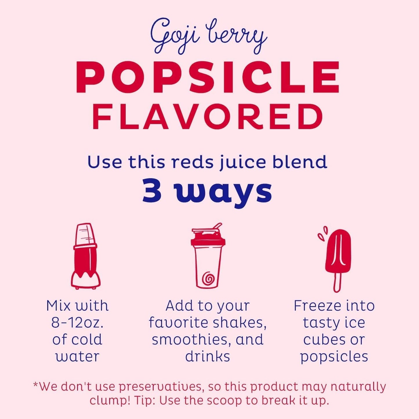KOS Reds Superfood Powder for Antioxidants - USDA Certified Organic Beet Root, Goji Berries, Acai, Pomegranate, Coconut Water & Digestion Enzymes- Goji Berry Popsicle Flavor Juice Mix - 28 Servings - dailyvitalstore