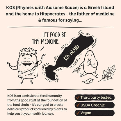 KOS Vegan Protein Powder Erythritol Free, Chocolate - Organic Pea Protein Blend, Plant Based Superfood Rich in Vitamins & Minerals - Keto, Dairy Free - Meal Replacement for Women & Men, 28 Servings - dailyvitalstore