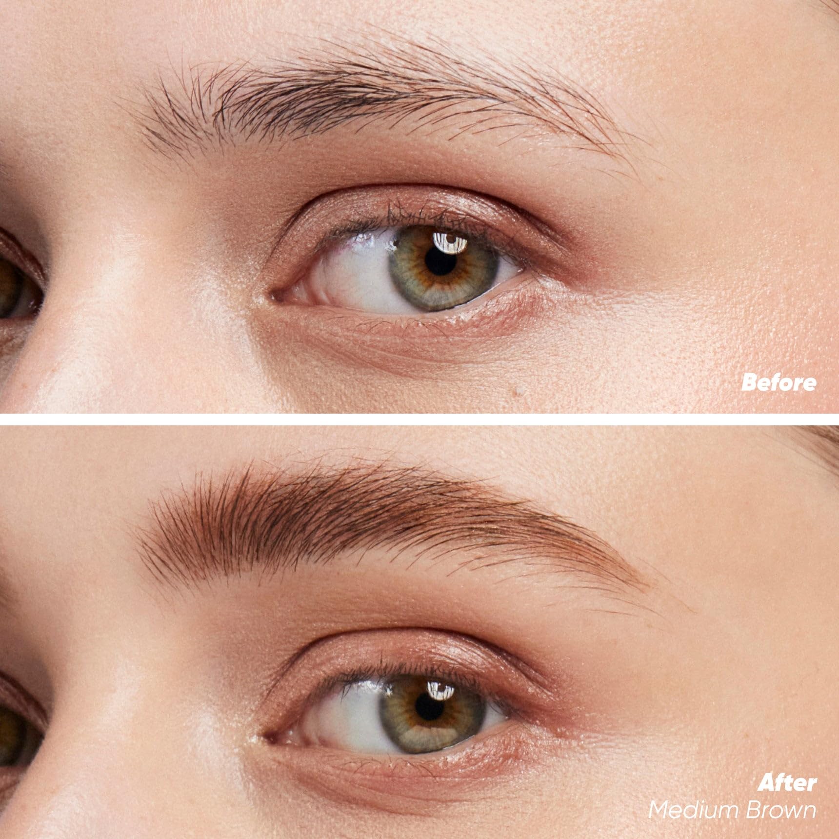 Kosas Air Brow Tinted Eyebrow Gel – Volumizing Brow Gel with Flexible Long-Lasting Hold, Medium Brown - dailyvitalstore