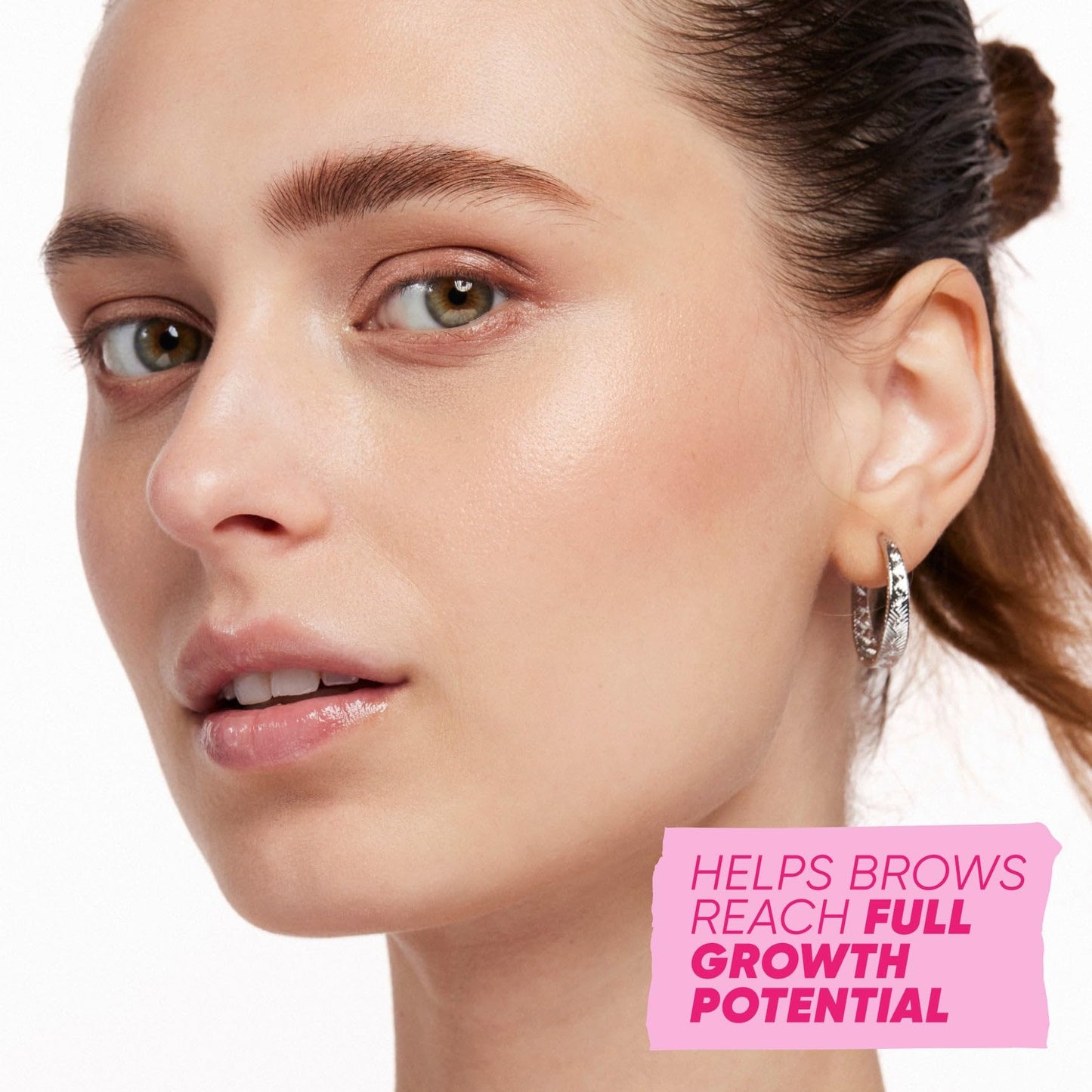 Kosas Air Brow Tinted Eyebrow Gel – Volumizing Brow Gel with Flexible Long-Lasting Hold, Medium Brown - dailyvitalstore