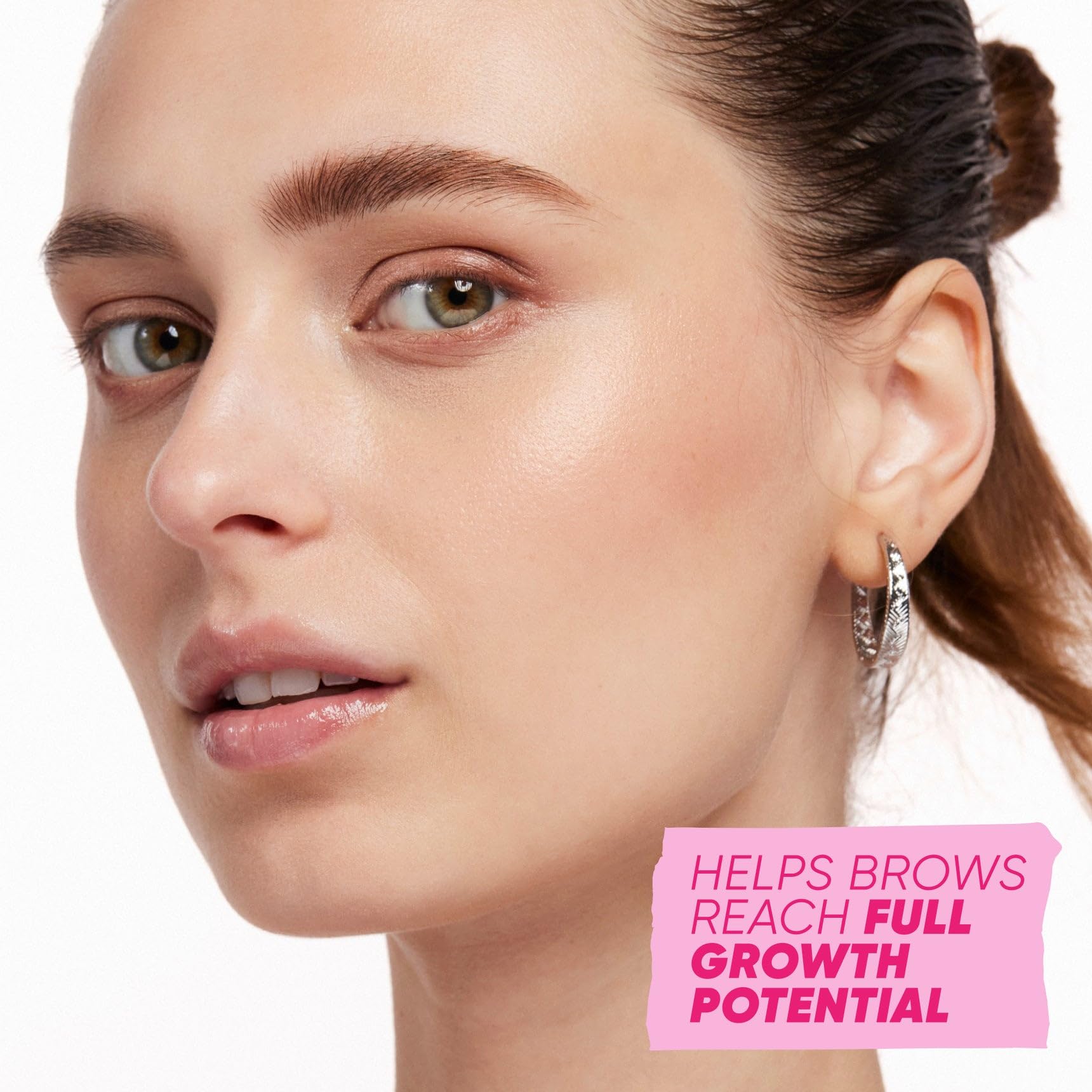 Kosas Air Brow Tinted Eyebrow Gel – Volumizing Brow Gel with Flexible Long-Lasting Hold, Medium Brown - dailyvitalstore