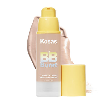 Kosas BB Burst Tinted Face Gel Cream - Supports Healthy Collagen, Smoothes Skin, Hydrates & Moisturizes - Lightweight Buildable Coverage - Light Medium Neutral 21, (1 Oz/30 ML) - dailyvitalstore