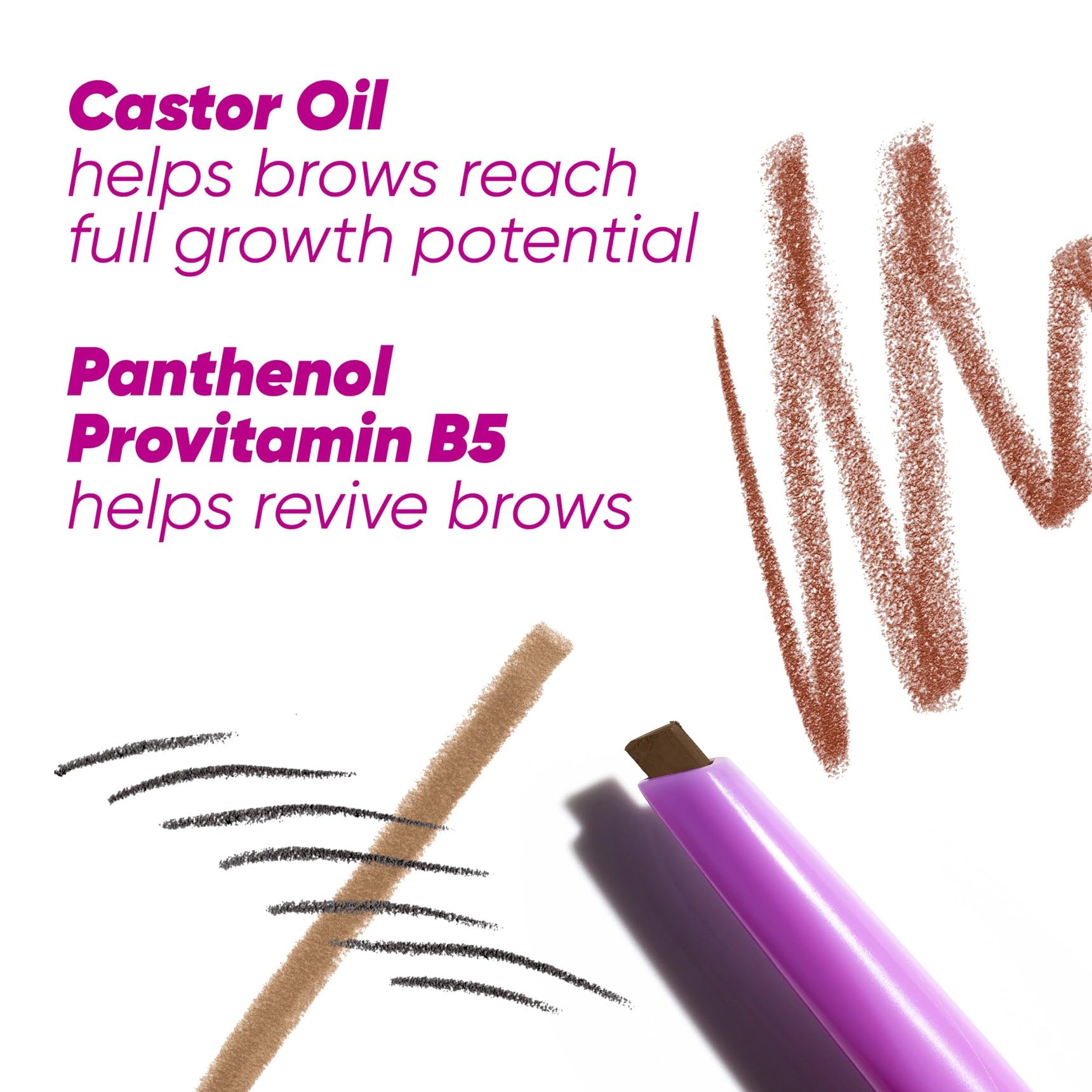 Kosas Brow Pop Eyebrow Pencil – Brow Pencil with Spoolie, Medium Brown - dailyvitalstore