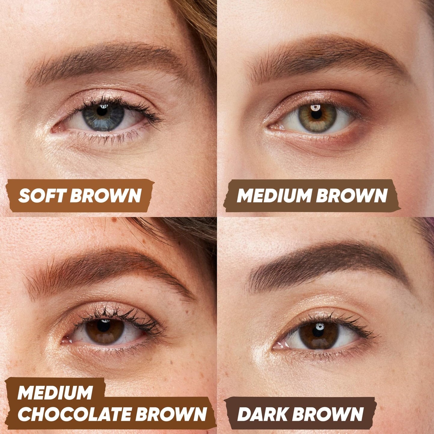 Kosas Brow Pop Eyebrow Pencil – Brow Pencil with Spoolie, Medium Brown - dailyvitalstore