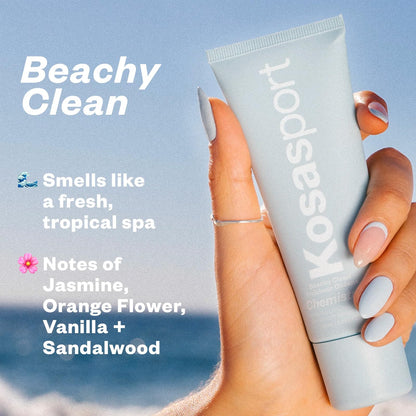 Kosas Chemistry Deodorant - Aluminium and Baking Soda Free + BO-Fighting AHA Serum that Exfoliates, Softens, and Nourishes the Skin, (Beachy Clean) - dailyvitalstore