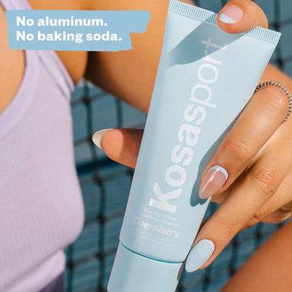 Kosas Chemistry Deodorant - Aluminium and Baking Soda Free + BO-Fighting AHA Serum that Exfoliates, Softens, and Nourishes the Skin, (Beachy Clean) - dailyvitalstore