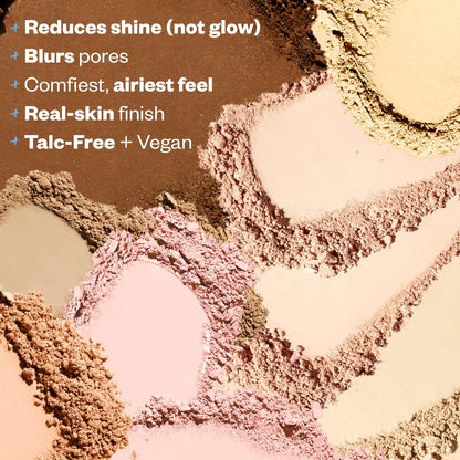 Kosas Cloud Set Pressed Setting Powder – Translucent Shine Control Face Powder, Soft Matte Finish, Comfy (Sheer Medium) - dailyvitalstore