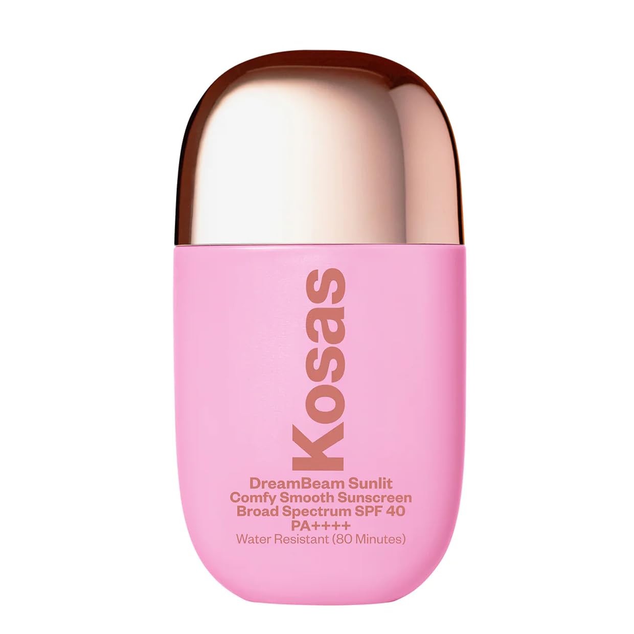 Kosas DreamBeam SPF 40 Mineral Sunscreen for Face + Makeup Prep – Lightweight Hydrating Sun Protection, 40 ml - dailyvitalstore